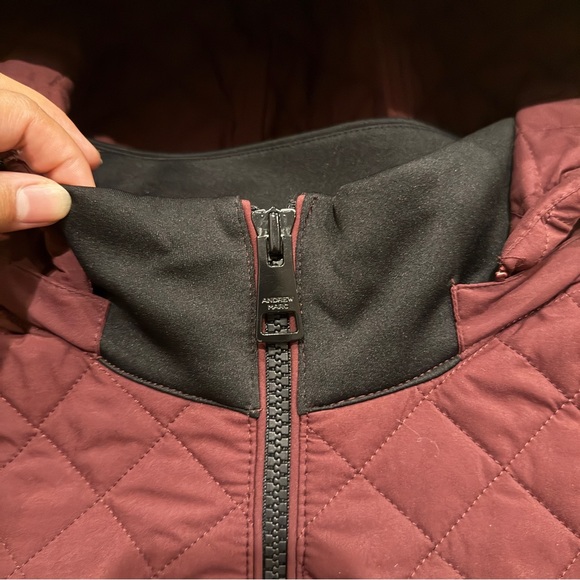 Andrew Marc - Women's Mixed Media Jacket - Picture 2 of 9